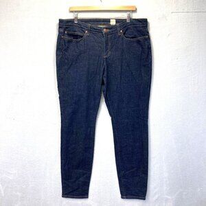 The Fisher Project Jeans Size 16 Dark Wash Blue Stretch Eileen Fisher Cowboy Cut